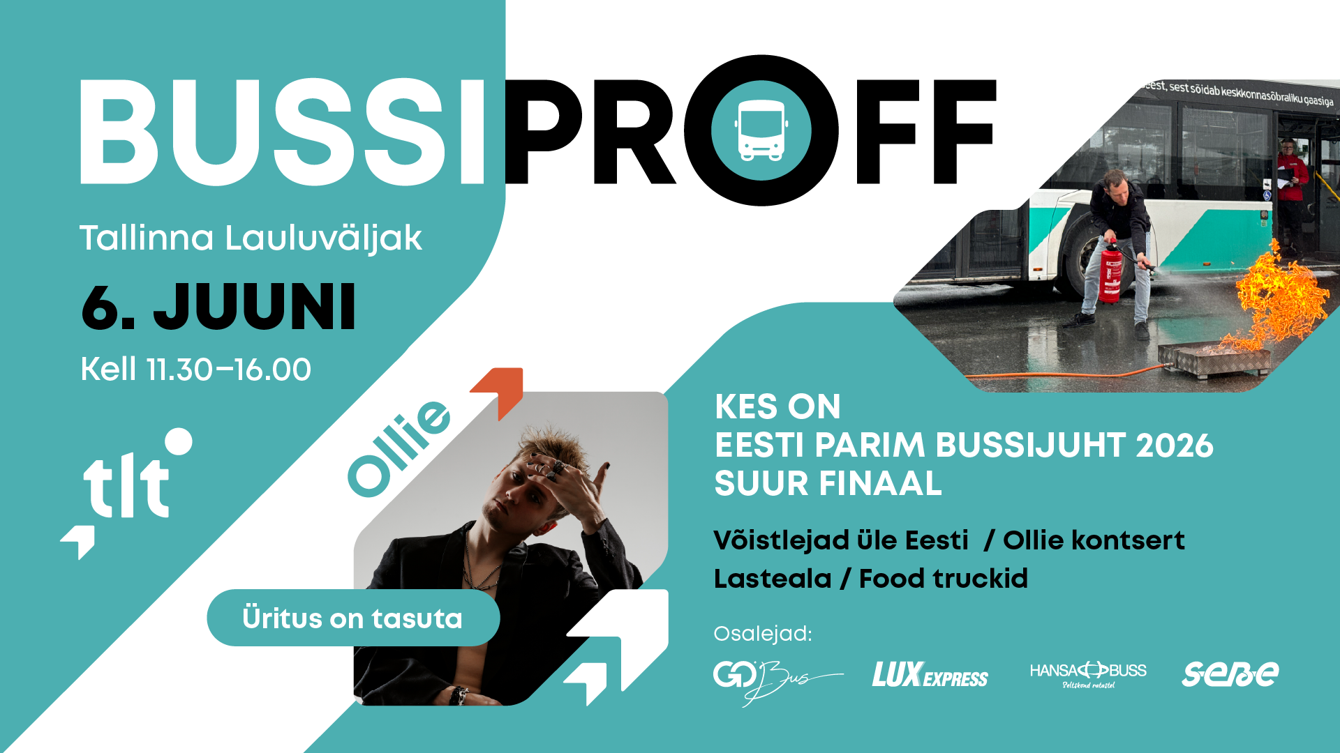Kes on Eesti parim bussijuht? Vastus selgub 6. juunil Tallinna Lauluväljakul 